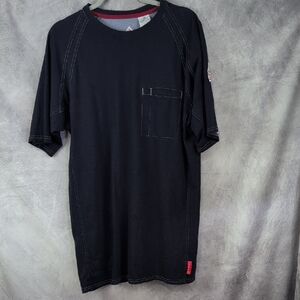 Bulwark FR Navy Blue Pocket T-Shirt Men’s Medium